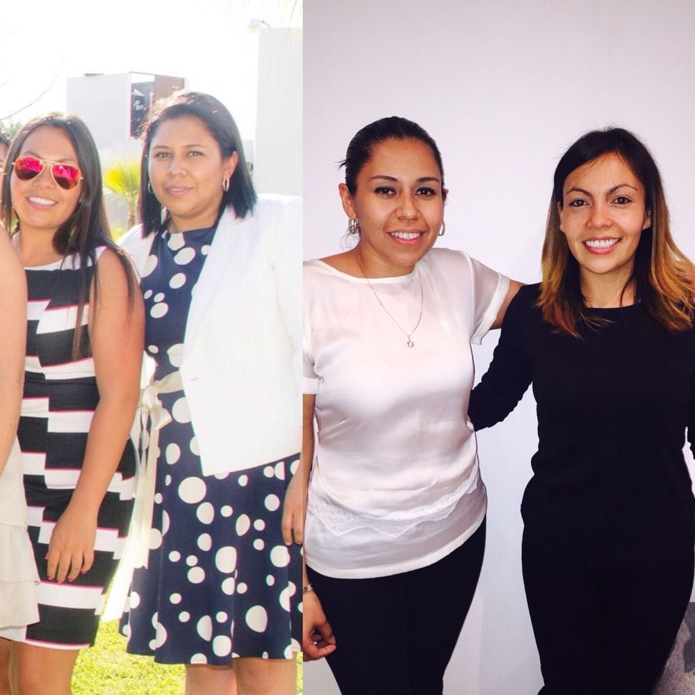 Paciente de Haute antes y después de su programa
